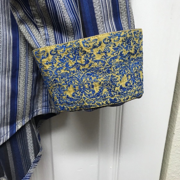 COPY - Robert Graham men’s dress shirt XL with stripes - Picture 3 of 6